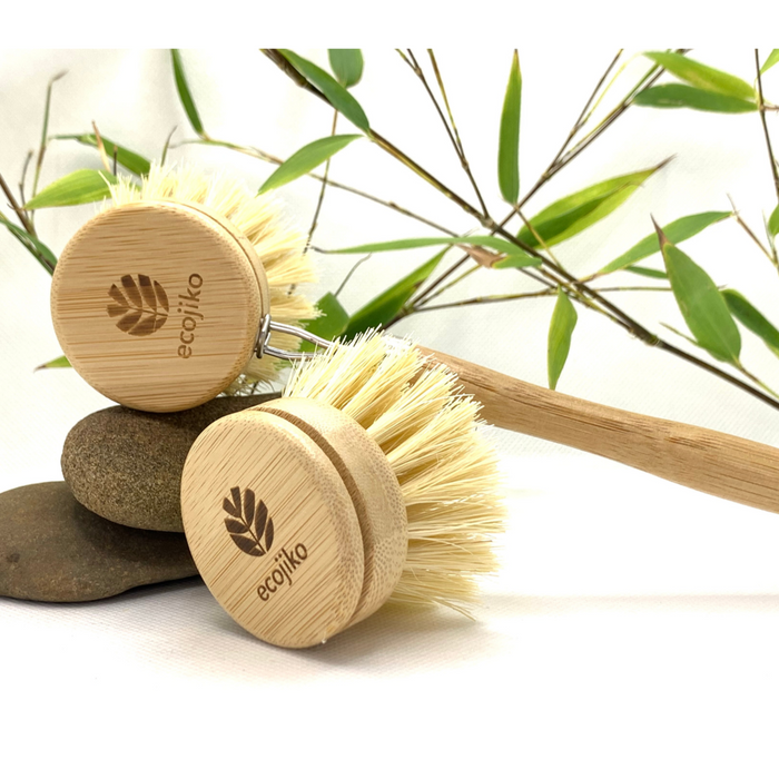 Bamboo dish brush