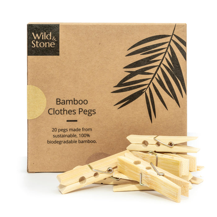 Bamboo Clothes Pegs