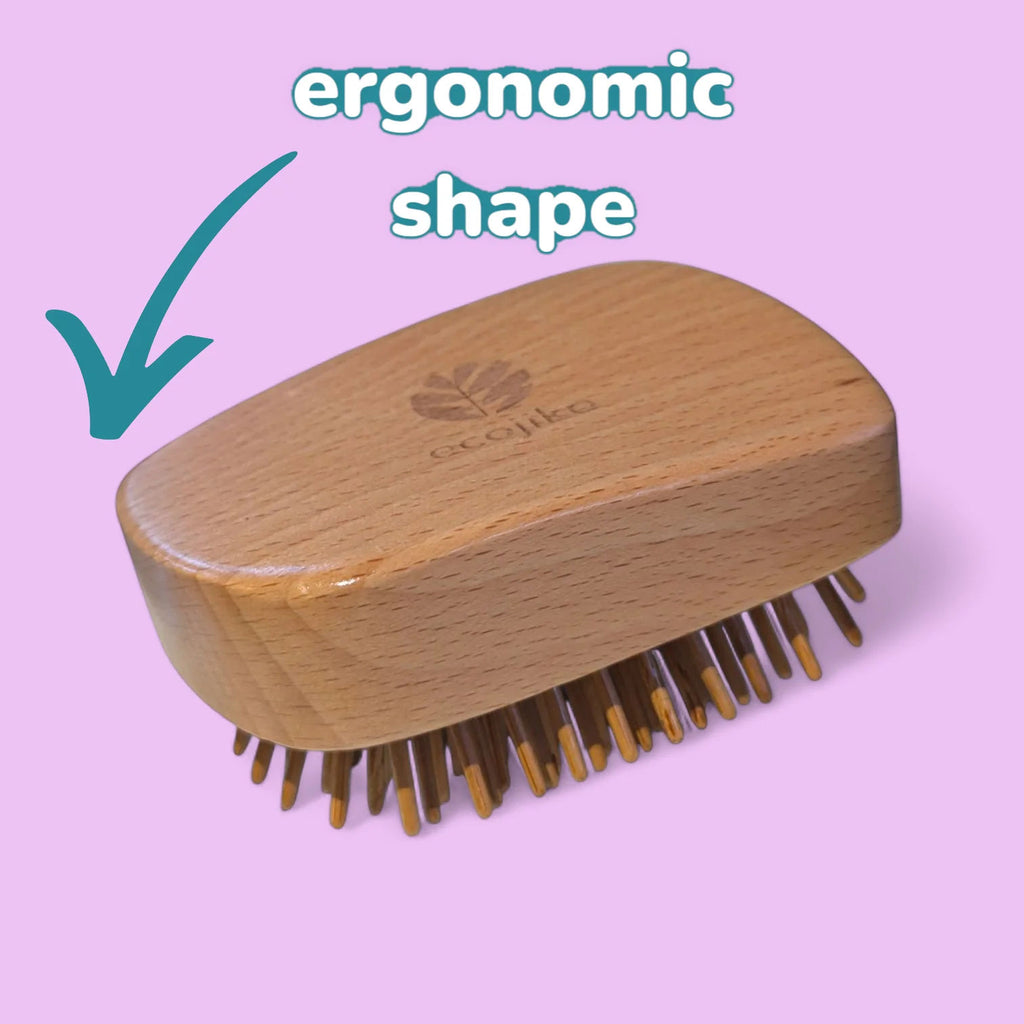Wooden Bamboo Detangling Brush | Tangle Teezer
