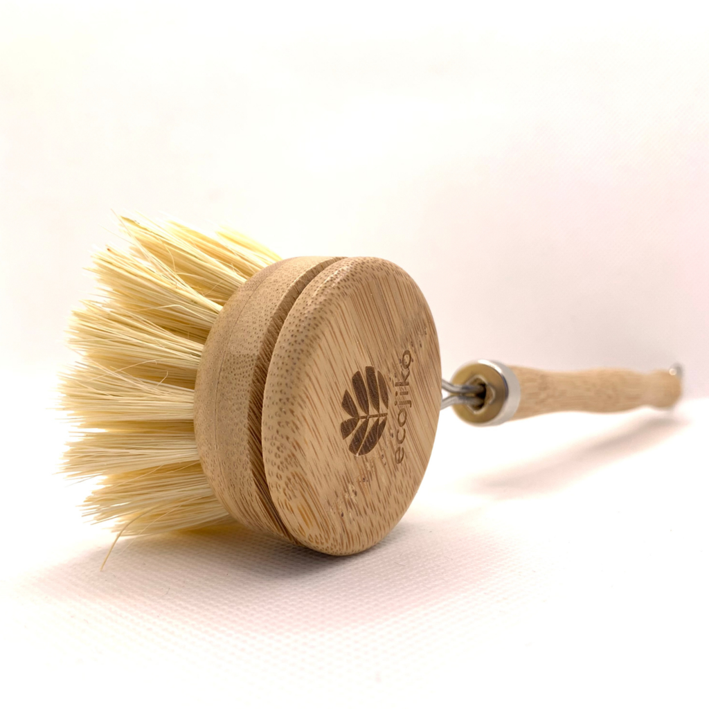 Bamboo Dish Brush (including Extra Replacement Head)