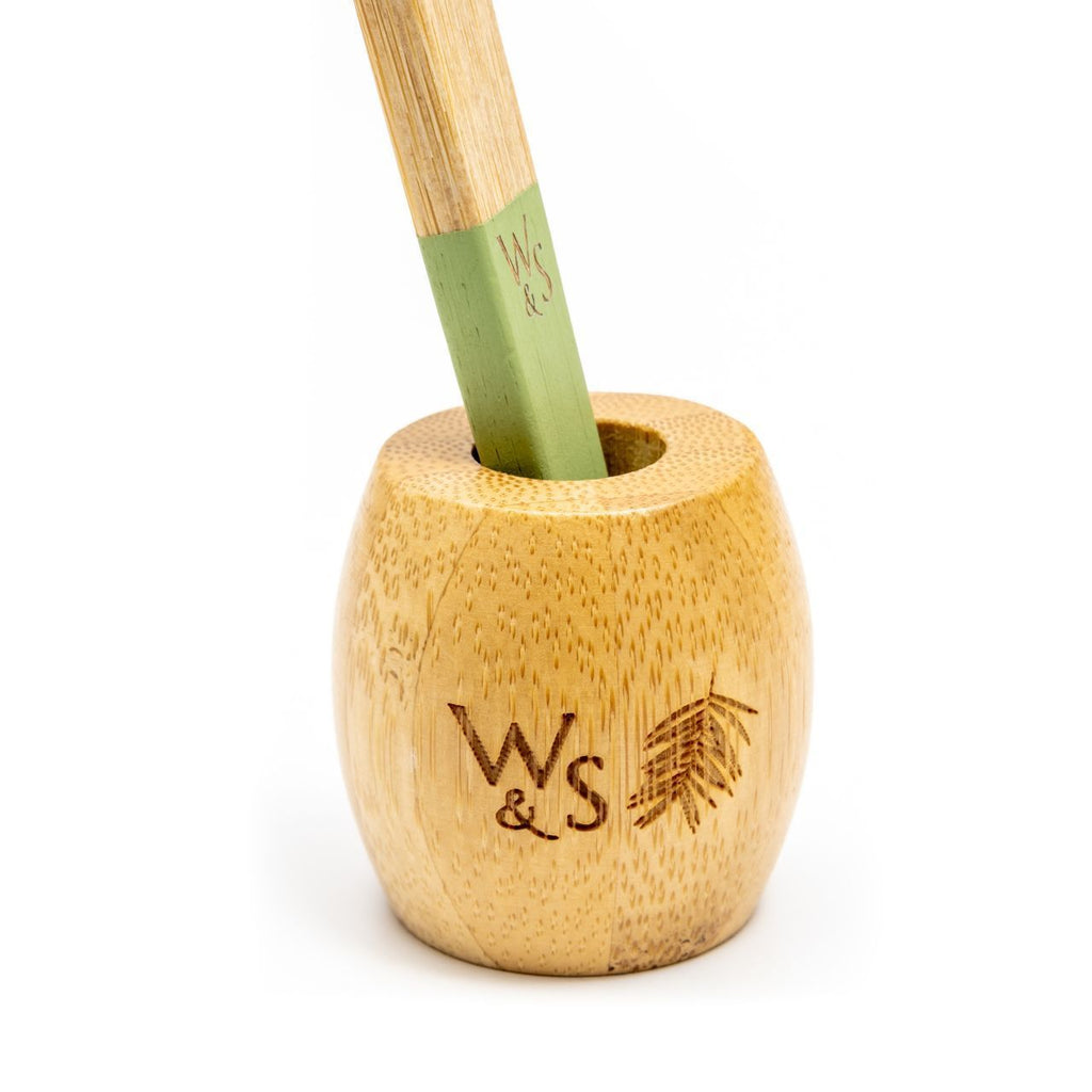 Adult's Bamboo Toothbrush Holder
