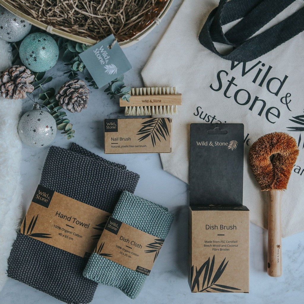 Wild & Stone Organic Cotton Hand Towel - Dove Grey