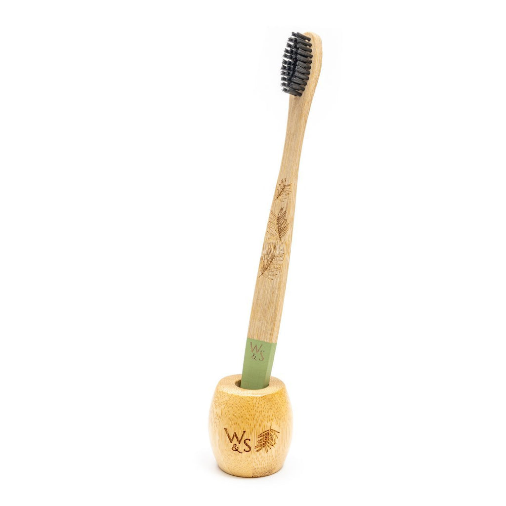 Adult's Bamboo Toothbrush Holder