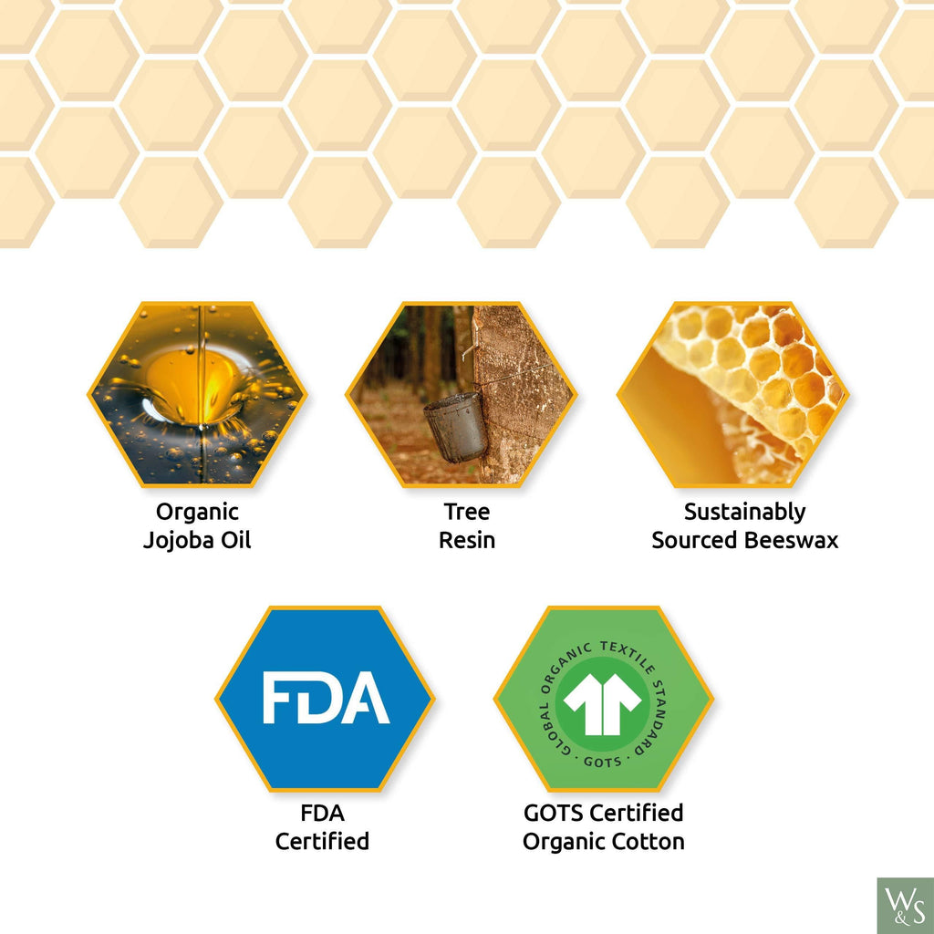 Beeswax Food Wraps - Organic & Reusable - Animal Pattern - 3 Pack