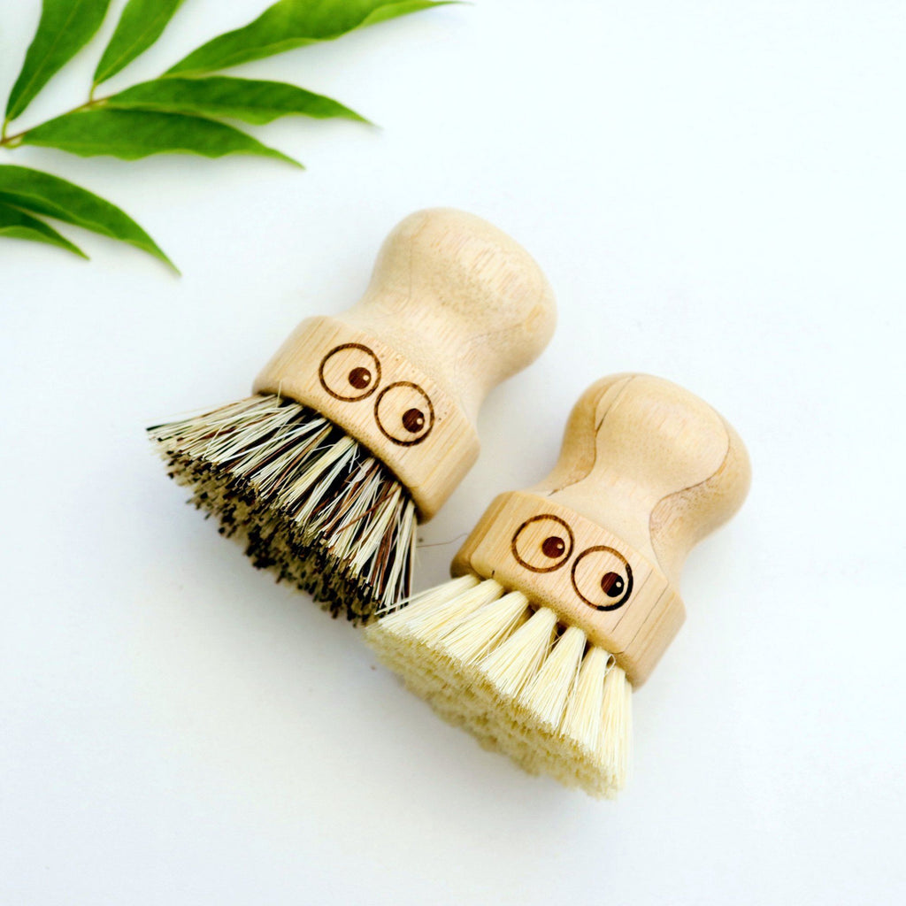 Cheeky Bamboo Pot Scrubbers (With Eyes)