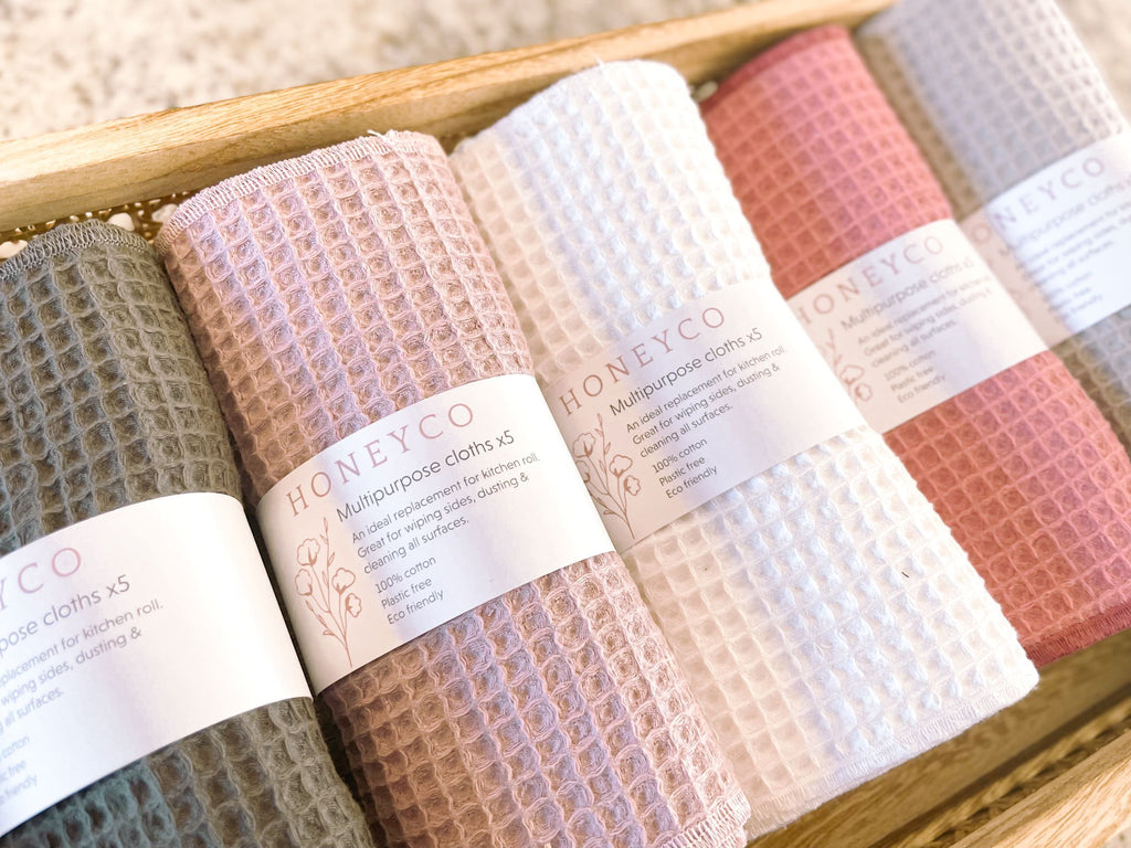 Reusable paper towels (various colours)