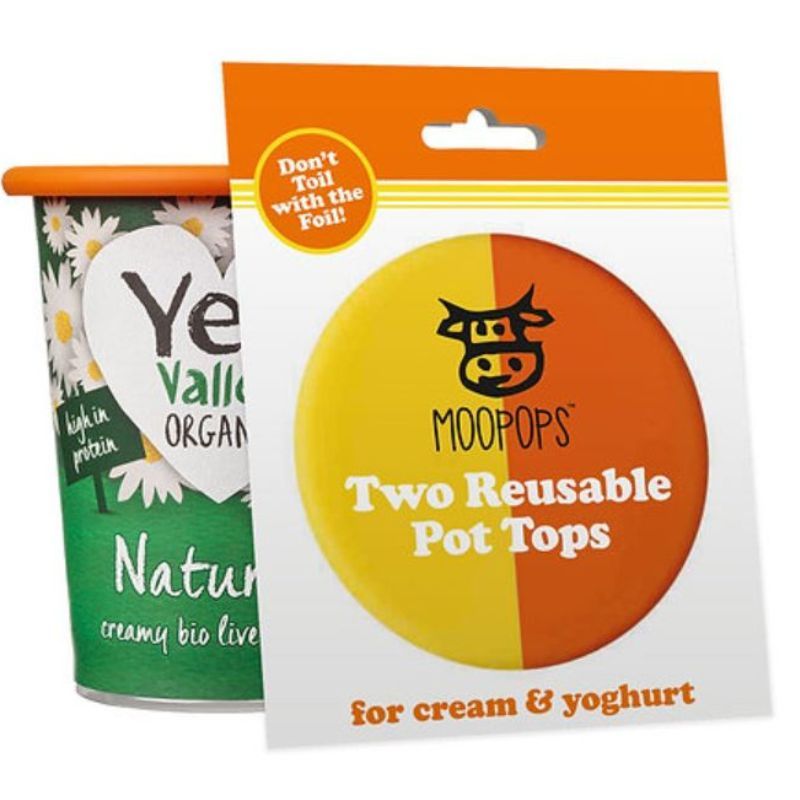 Reusable Yoghurt Pot Lids (2 x Large)