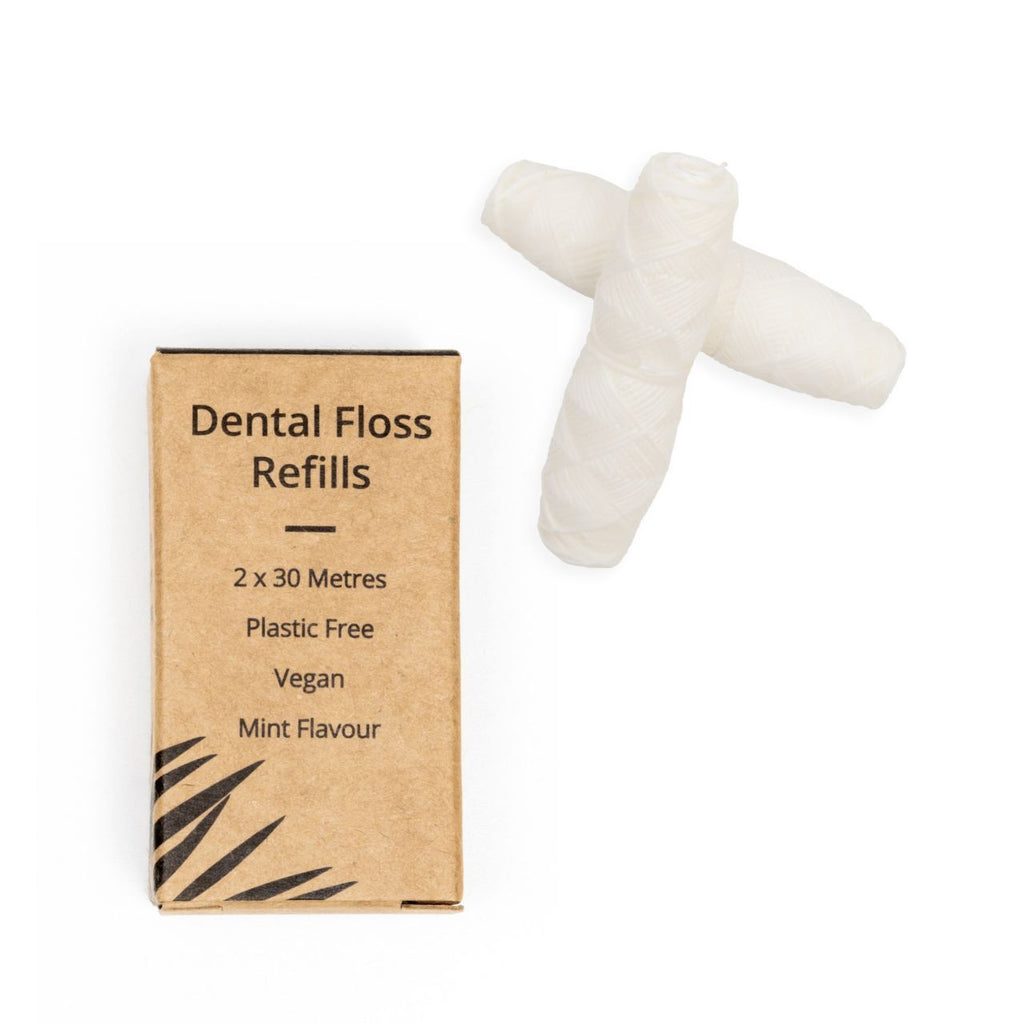 Natural Vegan Dental Floss Refills - Mint