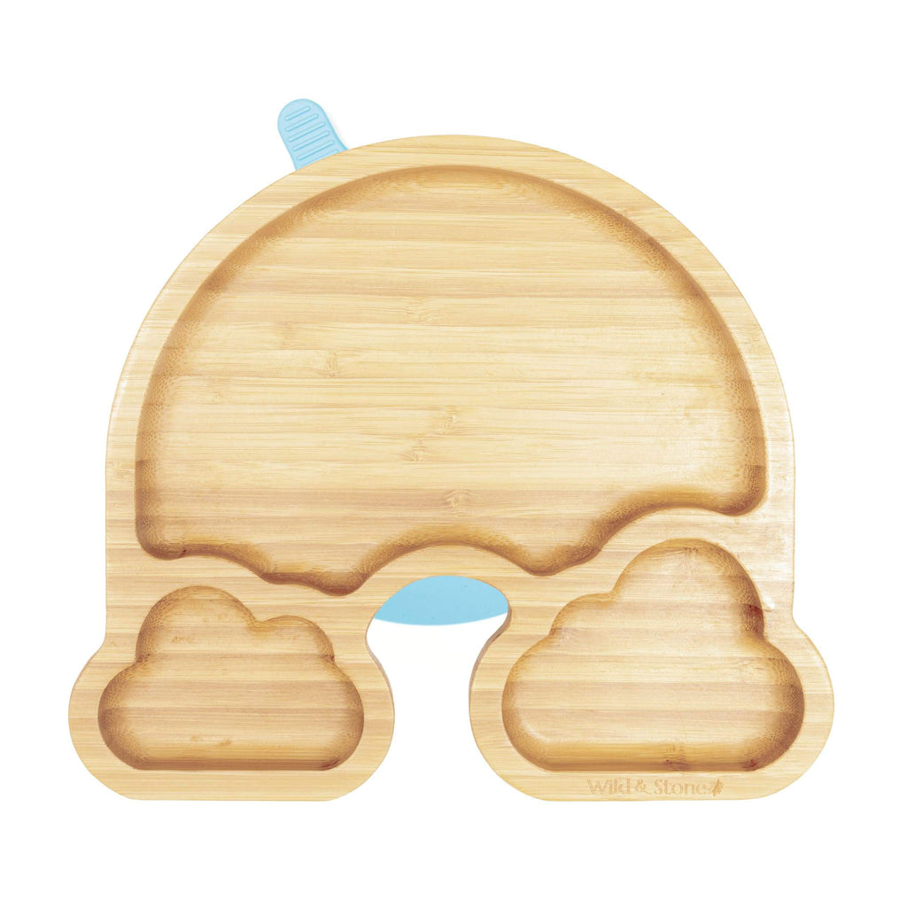 Bamboo Weaning Plate - Over The Rainbow