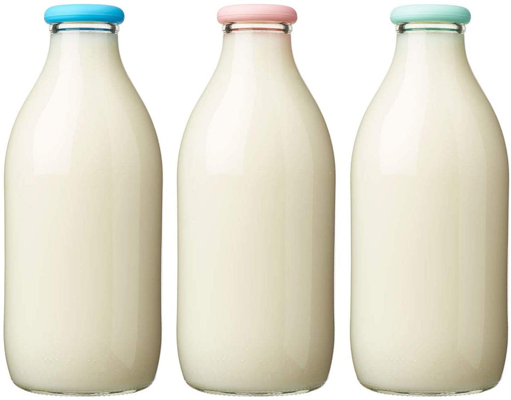 Reusable Milk Bottle Tops (1 Pint Bottles)